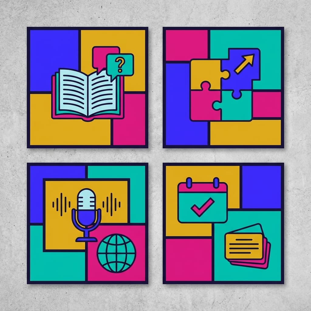 Instagram-Feed mit Tipps zum Deutschlernen